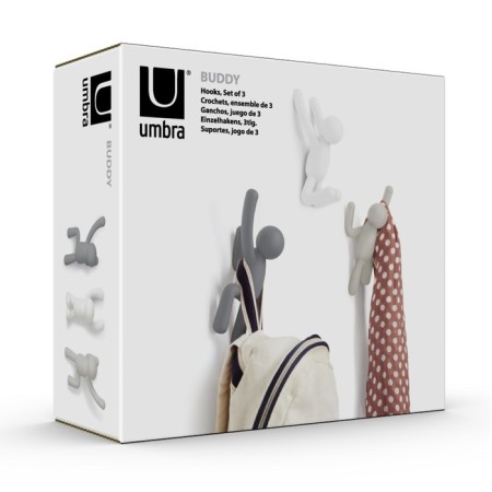 A set of hooks Umbra Buddy, 3 pcs, color gray-10