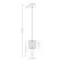 Suspended lamp Freya Fr5093PL-01CH LAUREN, 140x140x1000 mm, E27, 1x40W, chromium color