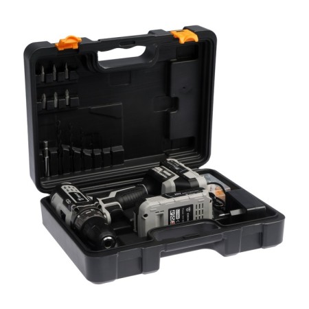 DRAST-SURVENT DEKO DKCD20 Black Edition, 20 V, 2x2 Ah, Li-Lon, case + set 63 pr.-9