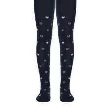 Pantyhose children's cotton CONTE KIDS TIP-Top, height 140-146 cm, dark blue color