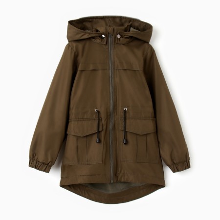 Vetrovka for a boy, height 110 cm, khaki color-1