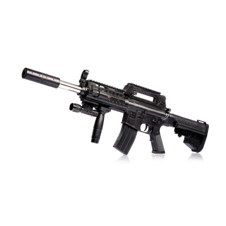 Pneumatic automatic "M4A4", with a laser and a flashlight-15