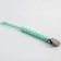 Holder for the nipple - dummies of "rhombics", silicone, green color