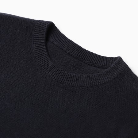 Jumper for a boy school, dark blue color, height 152 cm-5