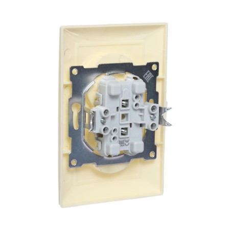 Double Luazon Lighting "Antei", 10 A, hidden, without salary, beige-2