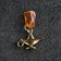 Talisman Talisman "Lamp ALLADINA", Brass, Amber