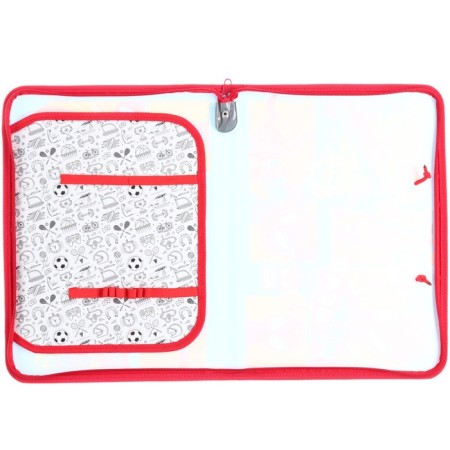 Plastic folder with A4 handles, on lightning, Spider-Man-3
