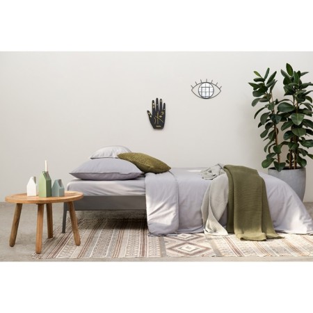 Pearl plaid pearl knitting olive -colored Essential, size 130x180 cm-5