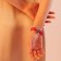 Bracelet-reinforcing "red thread" magic of signs, blue color, 16 cm
