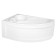 Bath screen Frontal Cersanit Kaliope 170, universal, white ultra color