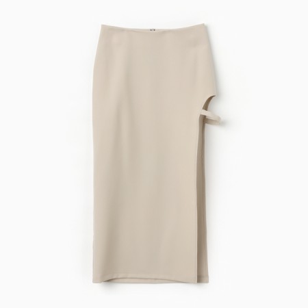 Women's skirt Midy Minaku: classic beige color, rr 46-1