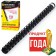 Plastic binding springs, d = 19mm, 100 pieces, sew 121-150 sheets, black, Brauberg 530924