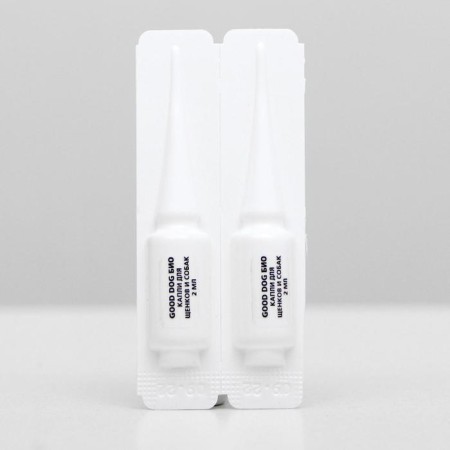 Bio drops for animals from fleas and ticks "Piggon Premium" for dogs, up to 40 kg, 2x2 ml-2