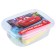 Set of colored crayons cars, 6 colors