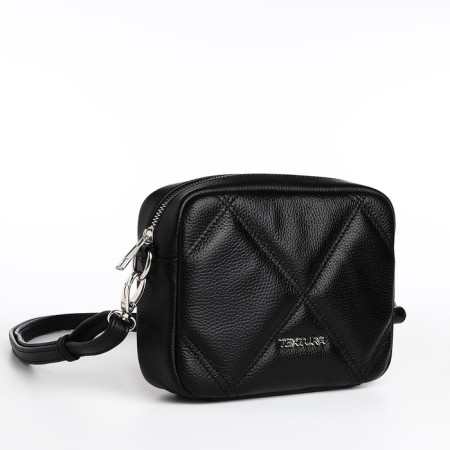 Women's bag over the shoulder Textura, small size, black color-2