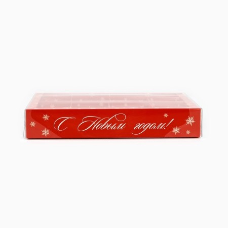 Box for 12 sweets with cells "New Year's plots", 14.5 x 18.5 x 3 cm, New Year-2