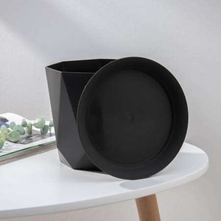 Pot with the Podon "Prism", 2.6 liters, graphite color-2