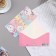 The envelope for the money "Fun birthday!" Glitter, Congrev, cats, cupcakes, 16.8x8.3 cm