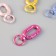 Carabiner Metal with a ring "oval. Purvenging gloss" set 4x1.6 cm