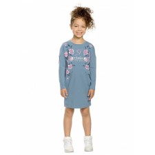 Dress for girls, height 86 cm, gray color