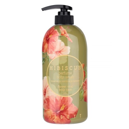 Shower gel Jigott, perfumed, with hibiscus extract, 750 ml
