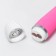 Massage vibrator, 17.2x4x4 cm, pink