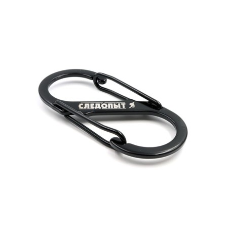 Carabiner "Ranger", 9 cm, double, steel