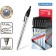 Automatic ballpoint handle R-301 Matic, node 0.7mm, black ink, letter line length 1000m