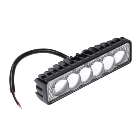 Fog Farah, 12 V, 6 LED, IP67, 18 W, directed linzed light