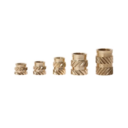 The heat installation nut, brass, thread m2/m3/m4, set 330 pcs-3