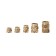 The heat installation nut, brass, thread m2/m3/m4, set 330 pcs