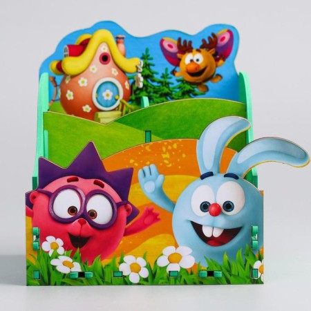 Organizer for the Chancellery, 14x14x16 cm, Smeshariki-3