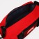 Sports bag with lightning, external pocket, red color