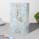 Postcard "Happy Wedding Day!" Blue marble, newlyweds, congruenies, embossing, 19x29 cm