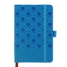 The diary is low, the A6 format, 100 sheets, cage, the cover of the leatherette to the leatherette, on the elastic band 1071009
