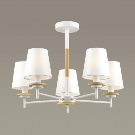 Betsy chandelier, e14 5x40W, white color, tree-3