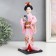 Collector doll "Japanese in a pink kimono with dough" 25x9.5x9.5 cm