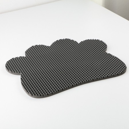 Rug for a bowl and a “foot” tray, gray, 33.3x42.5 cm-6