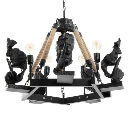 Chandelier 85204/5 E27 40W Black-Bronza 65x65x51-91 cm Bayerlux-1
