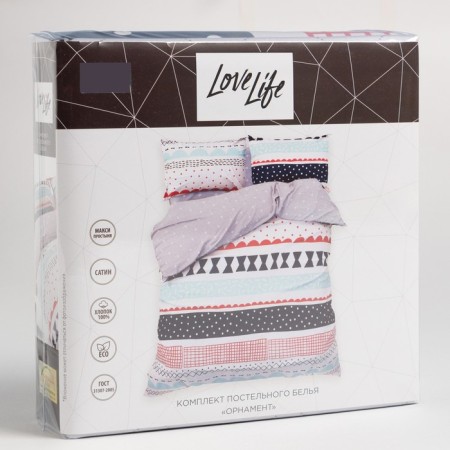 Lovelife Lovelife Lowel "Ornament" 200x217cm, 225x240cm, 50x70cm-2pcs-6