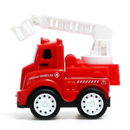 Set of machines "Firefighters", 4 pcs, inertia-2