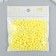 Plastic beads "Light yellow" glossy set 25 grams d = 0.6 cm