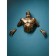 Figure "Phantom", polystone, 85 cm, color gold