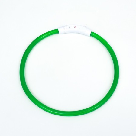 Collar - backlight ring, charging from USB, up to 70 cm, 3 glow modes, green-5