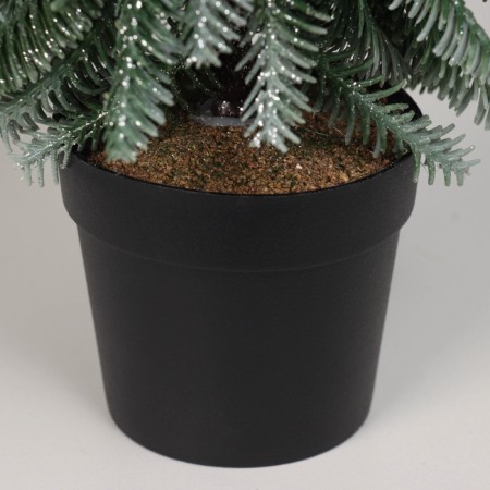 Christmas tree decor "snowy with sparkles, in a pot" 33x9 cm-2