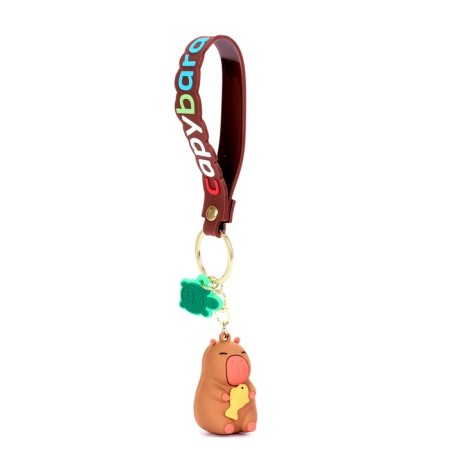 Toy - Funny Box Surprise "Capibar": children's keychain, stickers-3