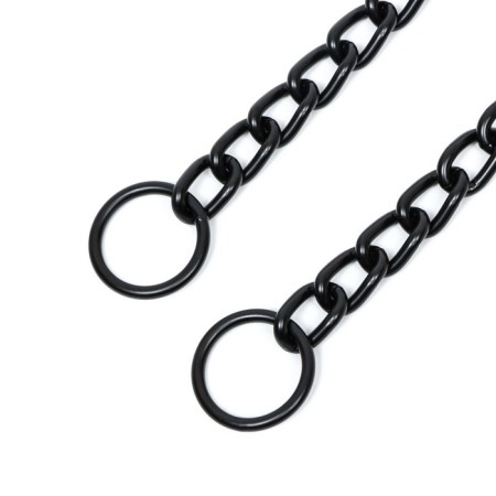 Collar - Metallic a single strain, 65 cm, wire thickness 3.5 mm, black-2
