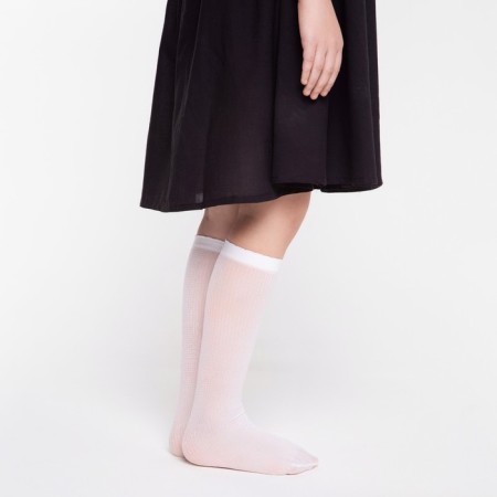 Golphs children's 40 den (2 pairs), white color, size 20-22-5