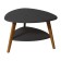 Brooklyn Commerce table, 780x770x500, graphite/oak light