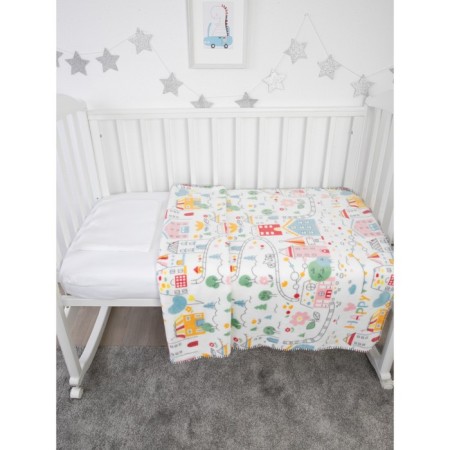 Плед детский Baby Nice «Город игр», размер 100x140 см-7
